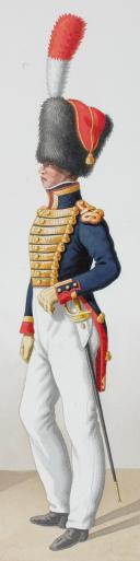 Photo 2 : 1824. Garde Royale. Artillerie à Pied. Lieutenant en Second, Musicien.