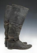 Photo 2 : PAIR OF CIVILIAN OR CAVALRY OFFICER BOOTS, Second half of the 19th century. 27607