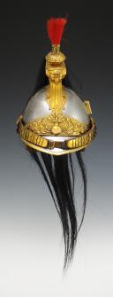 Photo 2 : CASQUE DE CUIRASSIERS, modèle 1872 modifié 1874, Troisième République. 29566-1R