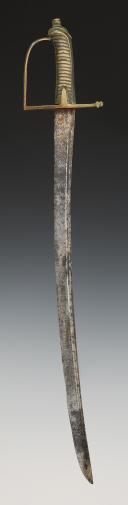 Photo 2 : INFANTRY SABER KNOWN AS BRIQUET, model 1776, Revolution. 28827