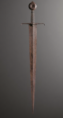 Photo 3 : ÉPÉE À UNE MAIN, EUROPE, peut-être ALLEMAGNE, DEUXIÈME QUART DU XVe SIÈCLE.  vente publique : TENTATION° 3 Jeudi 22 mai 2025 - 18h Drouot - salle 9  : Giquello et associés