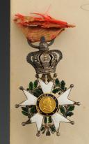 Photo 3 : KNIGHT'S CROSS AND APPOINTMENT TO THE ORDER OF THE LEGION OF HONOR, 1830-1848, AWARDED TO SECOND LIEUTENANT GUILLON OF THE 1st REGIMENT OF SPAHIS, July Monarchy. 30312