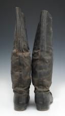 Photo 4 : PAIR OF CIVILIAN OR CAVALRY OFFICER BOOTS, Second half of the 19th century. 27607