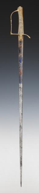 Photo 4 : OFFICER'S SABER WITH FOB, Former Monarchy. 28449