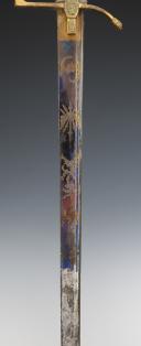 Photo 7 : OFFICER'S SABER WITH FOB, Former Monarchy. 28449