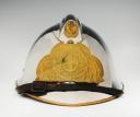 Photo 1 : HELMET OF THE MARSEILLE FIREFIGHTERS BATTALION, type 1933, Fifth Republic. 27257