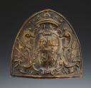 Photo 1 : INFANTRY HAIR CAP PLATE FROM A GERMAN PRINCIPALITY, 18th century. 27620
