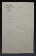 Battle of Solferino. LETTER FROM MARSHAL ACHILLE BARAGUEY D'HILLIERS TO DOCTOR CLOQUET, Mozzembano 27 June 1859. 18899-2