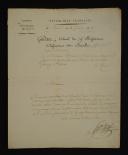 79ème Régiment d'Infanterie et Bataille. LETTRE AUTOGRAPHE DU COLONEL GODARD, officier de la Légion d'Honneur, À MONSIEUR THERNIZIEN D'HAUDRICOURT, auteur de l'ouvrage Les Fastes de la Nation française, 14 fructidor an 13 (1er septembre 1805). 18911-22