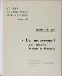 Photo 2 : " Cahiers de l'Arme Blindée et de la Cavalerie " - Numéro 2 - Janvier 1963