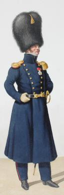 Photo 2 : 1824. Garde Royale. Artillerie à Pied. Chef de Bataillon, Caporal.