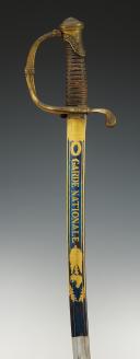 Photo 5 : OFFICER'S SABER OF THE NATIONAL GUARD, model 1821, July Monarchy. 2764