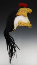 Photo 5 : CASQUE D'OFFICIER DE DRAGONS, modèle 1872 modifié 1874, Troisième République. 29565R