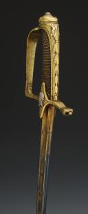 Photo 11 : OFFICER'S SABER OF THE FOOT GRENADIERS OF THE IMPERIAL GUARD, First Empire, 1804-1814. 27646