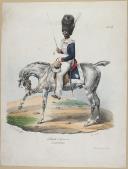 Photo 1 : BELLANGÉ - " Colonel d'Infanterie (Garde Royale)  " - Gravure - n° 68 - Restauration