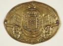 Photo 1 : Cartridge pouch plate of an officer of the Garde Nationale of any town, French Revolution (1790-1792).