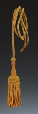 DRAGONNE POUR SABRE DE GRANDE TENUE D'OFFICIER SUBALTERNE, Second Empire - Troisième République. 31157-2