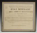 POSTER OF THE SPECIAL CRIMINAL COURT OF BRUMAIRE YEAR 14, Revolution. 31184