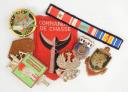 SET OF SEVEN MILITARY INSIGNIAS AND RIBBONS, Algerian War to the present day. 30327R
