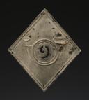 SHAKO PLATE OF THE 9th REGIMENT OF CHASSEURS À CHEVAL, model 1810, First Empire. 32814