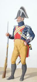 Photo 2 : 1819. Gendarmerie Royale. Trompette, Maréchal des Logis à Pied.