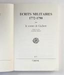 Photo 3 : GUILBERT - Ecrits militaires 1772 1790 