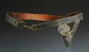 Photo 3 : SWORD BELT, green leather, First Empire. 23386/330