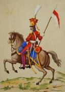 Photo 3 : ILLUSTRATED SOLDIER SOUVENIR: FRANCK VOGEL 2nd LIGHT HORSE REGIMENT OF THE IMPERIAL GUARD, First Empire. 28250