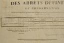 Photo 4 : POSTER OF THE SPECIAL CRIMINAL COURT OF BRUMAIRE YEAR 14, Revolution. 31184