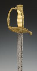 Photo 4 : SABRE D'OFFICIER DE LA MARINE NÉERLANDAISE, Milieu XIXème siècle. 32649