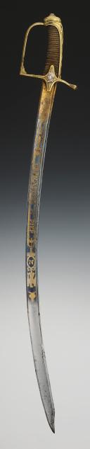 Photo 5 : OFFICER'S SABER OF THE FOOT GRENADIERS OF THE IMPERIAL GUARD, First Empire, 1804-1814. 27646