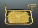 Photo 1 : Cartridge pouch for the combat dress of a Guides officer of the Imperial Guard, model 1854, Second Empire.