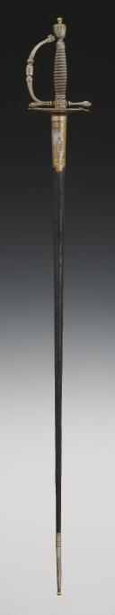 SWORD OF THE SECOND COMPANY OF THE KING'S MILITARY HOUSE MUSETEERS (Black Musketeers), model 1814, Restoration period. 30088