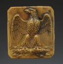 NATIONAL GUARD TROOP BELT PLATE, 1850 model, Presidency of Louis-Napoleon. 27756.