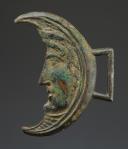 CROISSANT DE SOUS-GORGE D'OFFICIER DE CAVALERIE, Consulat - Premier Empire. 33670