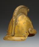 Photo 4 : HELMET OF FIREFIGHTERS OF THE COMMUNE OF SECONDIGNY, type 1855, modified 1872, Third Republic. 24240