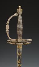 Photo 4 : ÉPÉE DE LA SECONDE COMPAGNIE DES MOUSQUETAIRES DE LA MAISON MILITAIRE DU ROI (Mousquetaires Noirs), modèle 1814, Restauration. 30088
