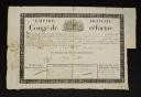 Photo 4 : Imperial Guard. CHASSEURS ON HORSEBACK. Lot of three documents: Disability discharge issued to Mr. LULX Philogène de La Motte (March 10, 1813); Appointment as a second lieutenant to Louis Léonard CHOLLET of the 23rd regiment (May 12, 1813); Record of services, campaigns, and injuries of Pierre CAYRE, major of the line in the 22nd regiment (April 7, 1815). 18907-20
