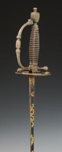 Photo 6 : ÉPÉE DE LA SECONDE COMPAGNIE DES MOUSQUETAIRES DE LA MAISON MILITAIRE DU ROI (Mousquetaires Noirs), modèle 1814, Restauration. 30088