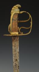 Photo 6 : SABRE DIT À LA MONTMORENCY D'OFFICIER DE GRENADIERS D'INFANTERIE OU DE LA GARDE NATIONALE, Révolution 1792-1795. 31106