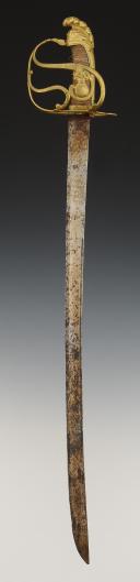 Photo 9 : SABRE DIT À LA MONTMORENCY D'OFFICIER DE GRENADIERS D'INFANTERIE OU DE LA GARDE NATIONALE, Révolution 1792-1795. 31106