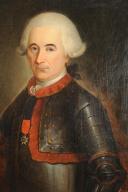 Photo 1 : OFFICIER DE CAVALERIE FRANÇAISE, VERS 1775-1785, HUILE SUR TOILE.