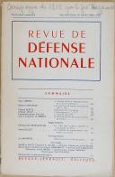 Photo 1 : LEVRAULT - " Revue de Défense Nationale " - Publication mensuelle - Nouvelle série - 8ème année - Mars 1952