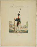 Photo 1 : GENTY : PLANCHE 17 BIS, CHASSEUR DE LA GARDE ROYALE, 1815