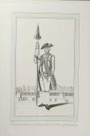 Nicolas Hoffmann, Brigadier des Gardes de la Porte du Roi en grand uniforme, 1786.