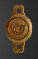BOSSETTE POUR MORS DE CHASSEURS À CHEVAL, modèle 1861, Second Empire. 29246-21