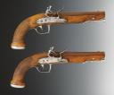 PAIR OF CAVALRY PISTOLS FROM THE ROYAL MILITARY HOUSE, 1814-1816, Restoration period. 29985.