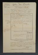 Garde des Consuls. CHASSEURS À CHEVAL : Mémoire de proposition pour la solde de retraite en faveur de FRANÇOIS CRUSSORD, 9 Pluviôse an 11 (29 janvier 1803). 18907-17