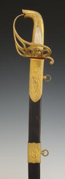 SABRE D'OFFICIER DE LA MARINE DANOISE, Milieu XIXème siècle, vers 1840. 32656
