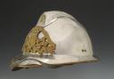 Photo 2 : HELMET OF FIREFIGHTERS OF THE CITY OF PARIS, model of October 5, 1933, Fifth Republic. 25502